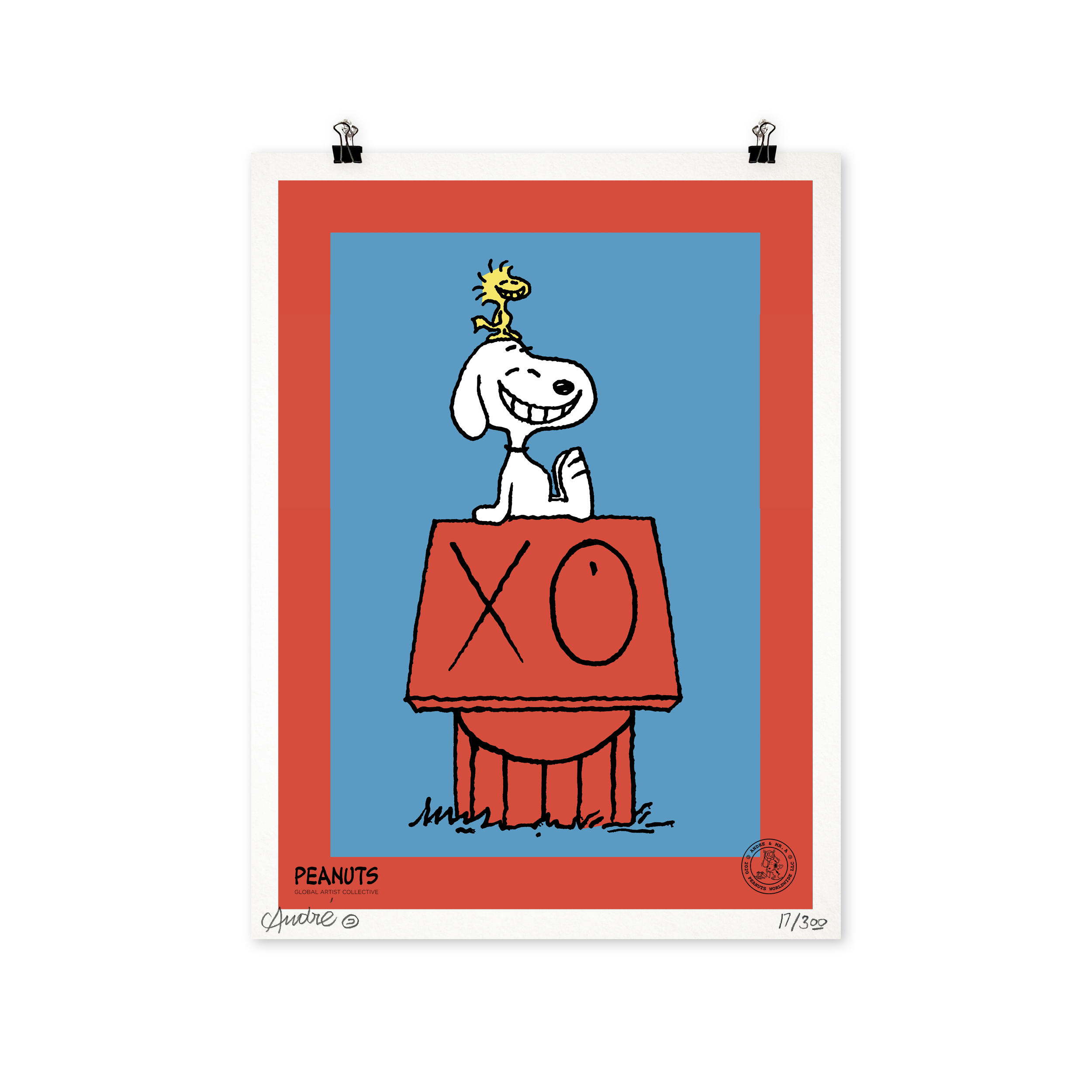 André SNOOPY アンドレサライヴァ スヌーピー シルクスクリーン 新品 André SNOOPY アンドレサライヴァ スヌーピー シルクスクリーン 新品